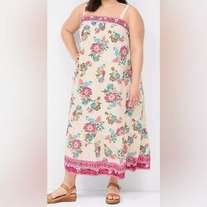 Lane Bryant Swing Tiered Maxi Dress 14/16